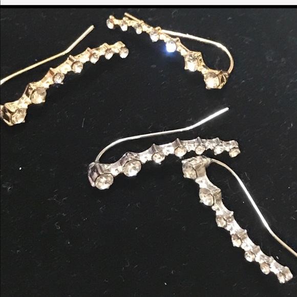 🎉Host Pick 7Pcs CZ Diamond Climber Earring JW-121 - Picture 6 of 7